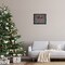 Stupell Industries Farm Fresh Trees over Grey Black Framed Floater Canvas Wall Art, design by Lux + Me Designs